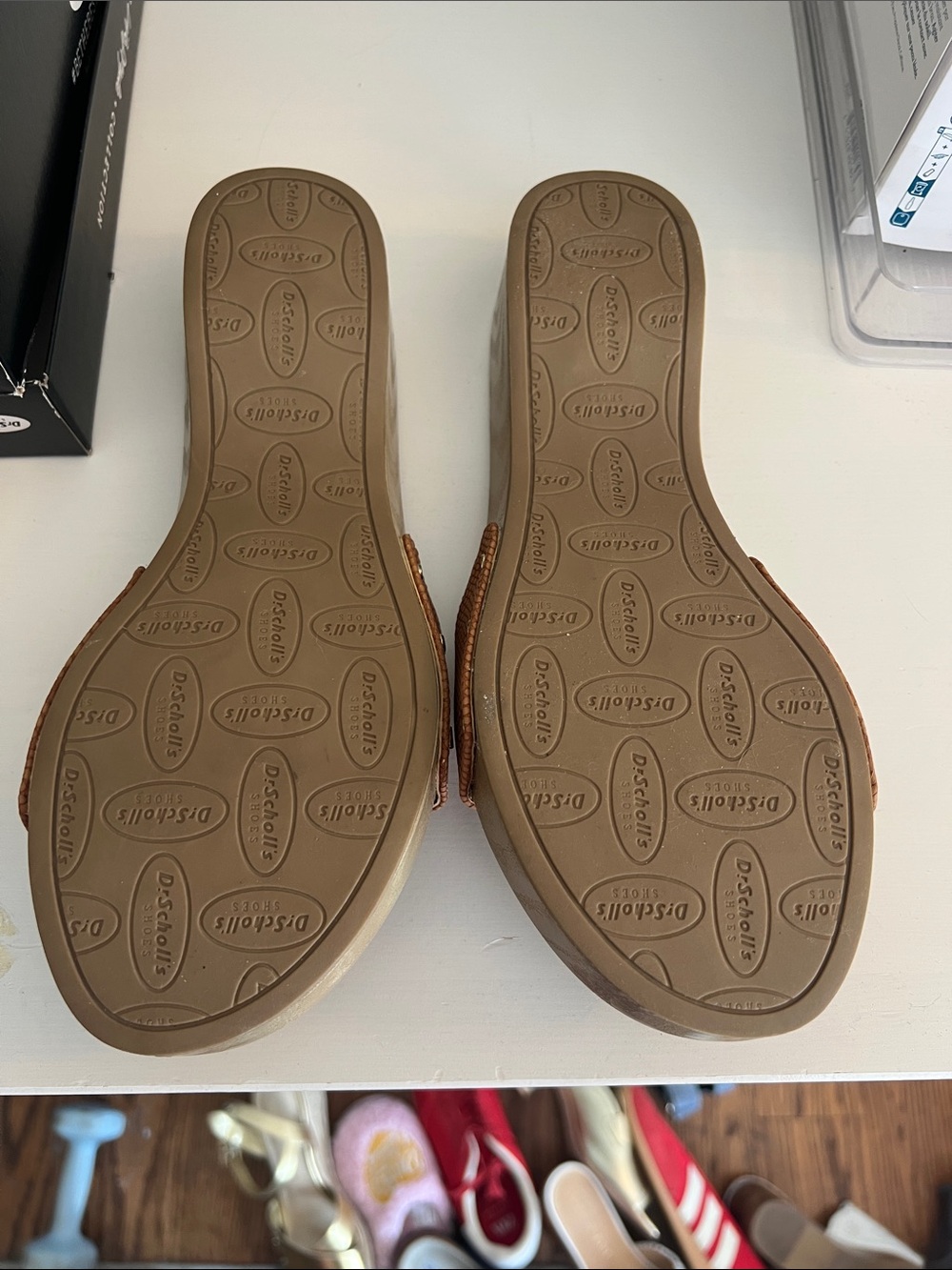 Dr. Scholl's Saddle Tan Studded Mule Sandals - Picture 4 of 5